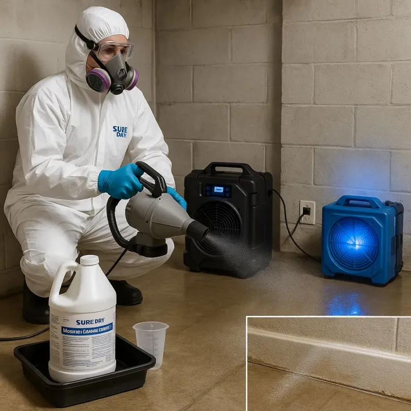 Sanitization and Odor Removal process in Pocasset, MA