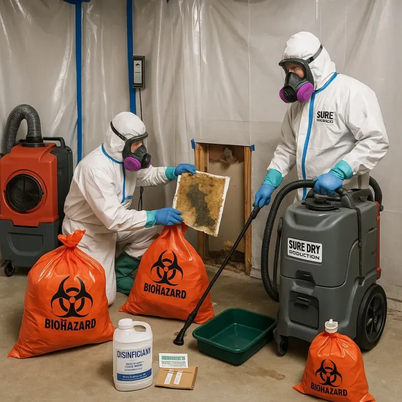 Contaminated Water Handling Protocols process in Pocasset, MA