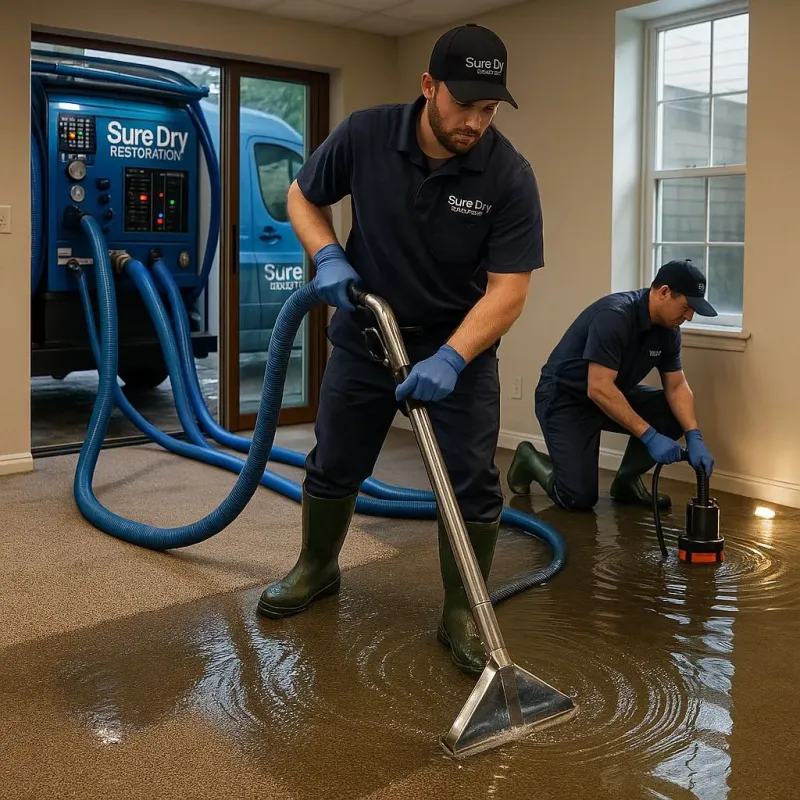 Water Extraction and Removal process in Pocasset, MA